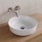Vessel Sink, Round, White Ceramic