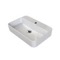 Rectangular White Ceramic Vessel Sink