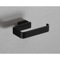 Toilet Paper Holder, Square, Matte Black