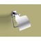 Polished Chrome Toilet Roll Holder With Cover