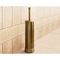 Toilet Brush Holder, Round, Polished Bronze