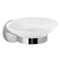 Frosted Glass Soap Dish With Wall Mount