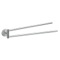 Swivel Towel Bar, Chrome, Two Rails