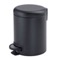 Matte Black Floor Standing Stainless Steel Waste Basket