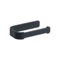 Horizontal Matte Black Toilet Paper Holder