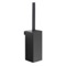 Toilet Brush Holder, Wall Mounted, Square, Matte Black