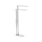 Double Towel Rack, Floor Standing, Chrome