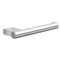 Sleek Round Polished Chrome Toilet Paper Roll Holder