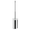 Toilet Brush Holder, Free Standing, Chrome with Telescopic Handle