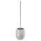 Silver Finish Toilet Brush Made From Pottery