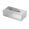 Rectanglular Stainless Steel Wall Tissue Box Holder