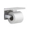 Modern Chrome Toilet Paper Holder With Shelf