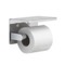 Toilet Paper Holder, Modern, Chrome, With Shelf