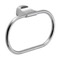 Modern Round Polished Chrome Towel Ring