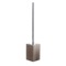 Toilet Brush Holder, Square, Floor Standing in Natural Sand