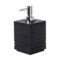 Soap Dispenser, Square, Black, Countertop