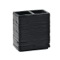 Square Black Toothbrush Holder