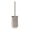 Toilet Brush Holder, Decorative, Square, Light Turtledove