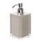 Soap Dispenser, Square, Light Turtledove, Countertop