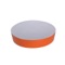 Round Free Standing Orange Soap Dish in Resin