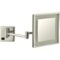 Lighted Makeup Mirror, Wall Mounted, 5x, Satin Nickel