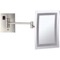 LED Makeup Mirror, Wall Mounted, 3x, Satin Nickel