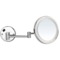 Round Wall Mounted Magnifying Mirror with LED, Hardwired