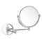 Wall Mounted Makeup Mirror, 5x Magnification, Chrome