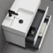White Bathroom Vanity, Wall Mounted, Modern, 32