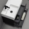 Modern Bathroom Vanity, Black, Wall Mounted, 32