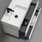 Wall Mounted Bathroom Vanity, Modern, 40