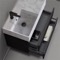 Wall Mounted Black Bathroom Vanity, Modern, 32