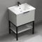 Small Bathroom Vanity, Floor Standing, 26