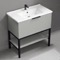 Modern Bathroom Vanity, Free Standing, 34