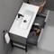 Modern Bathroom Vanity, Floor Standing, 40