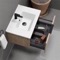 Wall Mount Bathroom Vanity, Modern, 26