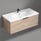 Modern Bathroom Vanity, Floating, 40