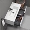 Wall Mounted Bathroom Vanity, Modern, 40