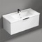 Wall Mounted Bathroom Vanity, Modern, 40