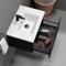 Modern Bathroom Vanity, Wall Mounted, 26