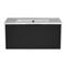 Black Bathroom Vanity, Modern, Wall Mounted, 34
