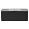 Wall Mounted Black Bathroom Vanity, Modern, 40