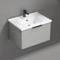 Small Bathroom Vanity, Floating, Modern, 26