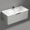 Wall Mounted Bathroom Vanity, Modern, 40