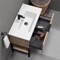 Modern Bathroom Vanity, Floor Standing, 34