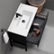 Black Free Standing Bathroom Vanity, 34