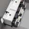 Modern Double Bathroom Vanity, 56