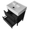 Modern Small Black Bathroom Vanity, 24