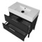 Black Modern Bathroom Vanity, 32