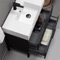 Black Modern Bathroom Vanity, 32